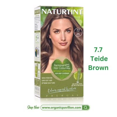 Naturtint ผลิตภัณฑ์เปลี่ยนสีผม - 7.7 (Teide Brown / สีน้ำตาลคาราเมล) Permanent Hair Colour Gel (170 ml)