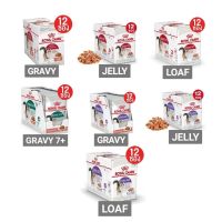 Royal Canin Instinctive,Sterilised Pouch อาหารเปียก สำหรับแมวโตเต็มวัย และ ทำหมัน [มี 7 สูตร] ขนาด 85 g [แบบโหล 12 ซอง]