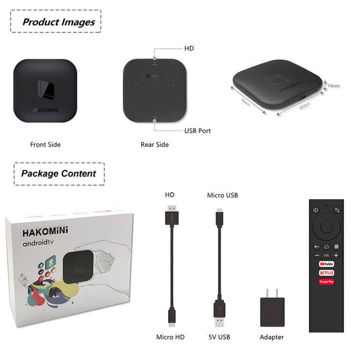 android-stick-tv-original-certified-android-system-hakomini-y2-แอนดรอยด์-box-2g-8g-4k-hd-android-9-0-2-4g-5g-wifi-tv-box-support-voice-assistant-android-tv-box-2022