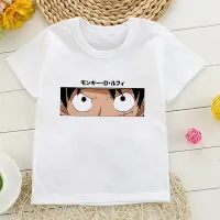 Luffy เกียร์5 T เสื้อเด็กหนึ่งชิ้น Top มังงะตลก Tshirt Luffy Roronoa Zoro Ulzzang ญี่ปุ่น Anime เสื้อยืดเด็กผู้หญิงเด็กน้อยเด็ก