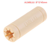 Ministar ปลอก LM8LUU โพลีเมอร์แข็ง LM12LUU LM10LUU แบริ่งเชิงเส้น CNC