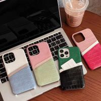 ✒✌ (พร้อมส่ง) เคสโทรศัพท์มือถือหนังจระเข้แข็ง พร้อมช่องใส่บัตร สําหรับ iPhone14 14promax 14pro 14plus iPhone13promax 13pro 13 iPhone11 12 12promax iPhone11promax