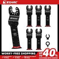 EZARC 5PCS Extra Long Oscillating Saw Blades Arc Edge Bi-Metal Multitool Blades Precise Cut for Wood with Nails Universal Blades