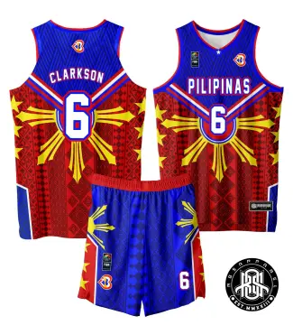 BASKETBALL PILIPINAS 03 JORDAN CLARKSON JERSEY FREE CUSTOMIZE OF NAME AND  NUMBER ONLY full sublimation high quality fabrics/ trending jersey/ jersey