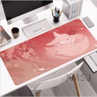 Yae Miko Businesscard Mouse Pad Pink Mouse Pad Genshin Impact Newst Fashion Laptop Desk Pad Quality Large Gaming Pad Gaming Desk