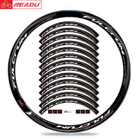 Racing Quattro 40Disc Road Bike Wheelset Stickes Decals จักรยานล้อขอบสติกเกอร์40ขอบสำหรับสองล้อ