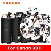 สำหรับ Canon 90D ป้องกันรอยขีดข่วนกล้องสติ๊กเกอร์เสื้อห่อฟิล์มป้องกันร่างกายป้องกันผิว