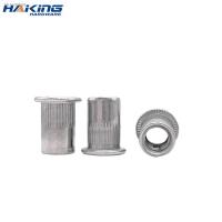 ✉▽ 10Pcs M3 M4 M5 M6 M8 M10 M12 304 Stainless Steel Rivnut Flat Head Threaded Rivet Insert Nutsert Cap Rivet Nut