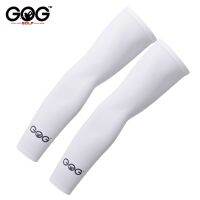 Holiday Discounts 1 Pair Professional Golf Ice Silk Sleeve Black White Grey With Original Package High Elasticity UPF 50+ Breathable Cool -5 ° C