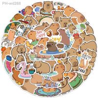 10/25/50PCS Cute Capybara Animal Stickers Car Motorcycle Travel Luggage Phone Guitar Laptop Cartoon Helment Decal Kid Gift Toys