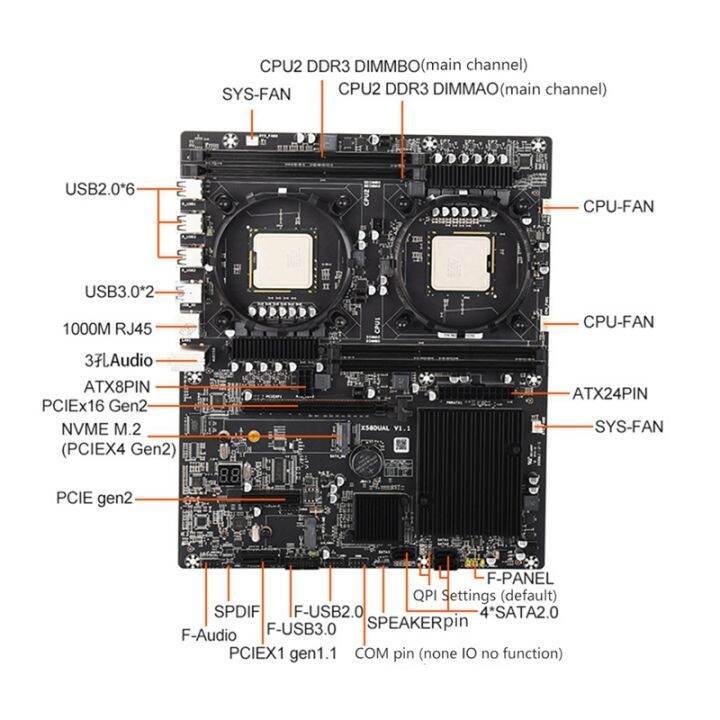 x58-dual-channel-motherboard-for-intel-xeon-l5520-cpu-2-26ghz-ddr3-1066-integrated-cpu-computer-desktop-motherboard