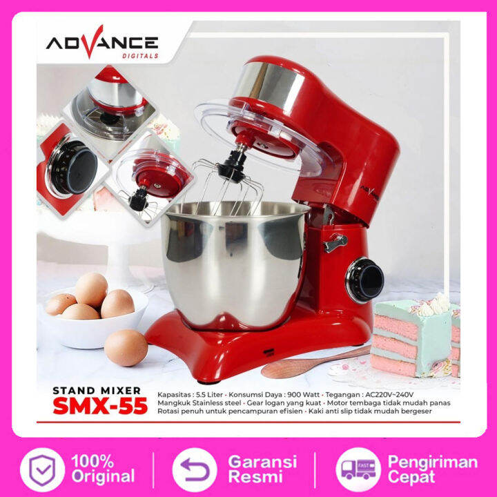 STAND MIXER ADVANCE SMX 55 Kapasitas bowl 5,5 Liter Lazada Indonesia
