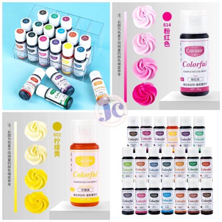 26g Gel Food Coloring Edible Pigment Cake Coloring Baking Colorant