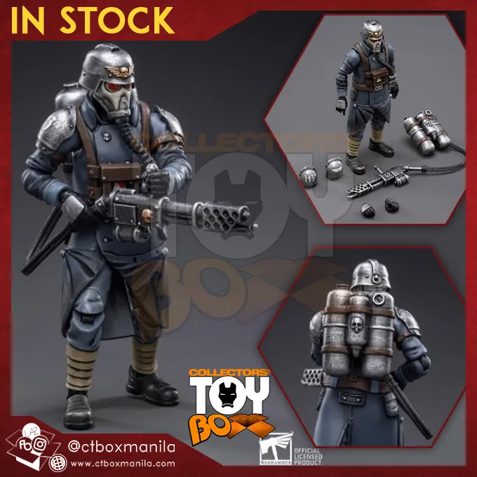 Joytoy 1/18 Warhammer 40K Death Korps of Krieg Veteran Squad Guardsman ...