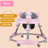 รถหัดเดินเด็ก รถเด็กหัดเดิน รถหัดเดิน รถกลมเด็กรถหัดเดิน Baby walker มีเพลง มีไฟ ที่นั่งปรับได้ ล้อทรงตัว