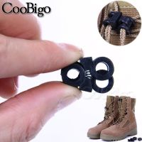 【hot】۞  10Pcs Paracord Adjustment Clip Clamp Clasp Tightening Non-slip Shoelace Buckle for Shoes Camping Kits