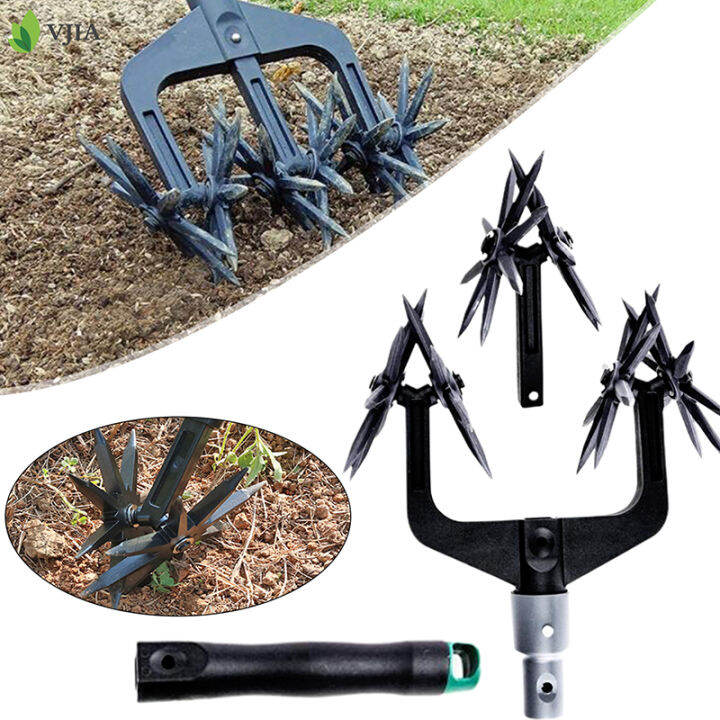 Rotary Cultivator Garden Lawn Ripper,Adjustable Gardening Rotary Tiller ...