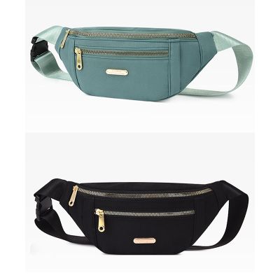Waist Bags For Women Oxford Leisure Color Waist Bag Shoulder Crossbody Chest Bags Handbags Fashion All-match Messenger Belt Bags 【MAY】
