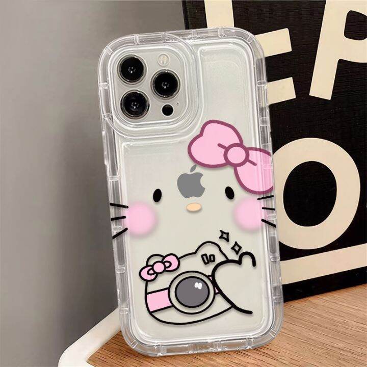 shine-electron-kuromi-hello-kitty-เคสโทรศัพท์โปร่งใส-samsung-galaxy-มา-s23-s20-s10-fe-s21-s22พิเศษบวก-a34-note-20-10-pro-a54-a53-a33