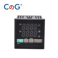 A8-1 Multy/TC 48*48มม. CG Input K E J PT100 220V 4-20mA Tegangan PID Output Dapat Disesuaikan รีเลย์ SSR 1300 ℃