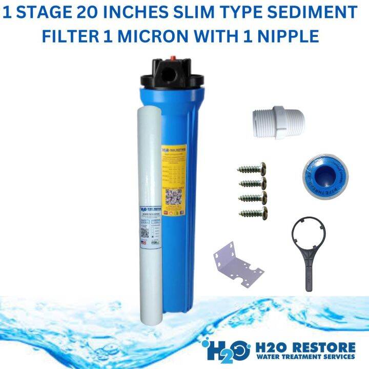 Water Filter H2O RESTORE 1 Stage ADD ONS WITH 1 3/4 NIPPLE REDUCER ...