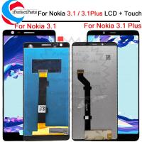 ผ่านการทดสอบแล้วสำหรับหน้าจอดิจิตอลแผงสัมผัสหน้าจอ LCD Nokia 3.1/ 3.1 Plus สำหรับ Nokia 3.1 Plus อะไหล่ชุดประกอบจอแสดงผล LCD