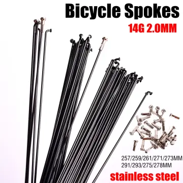 36pcs Colorful Bicycle Spokes With Nipple For 26/27.5/29 inch Wheels MTB  Road Bike Stainless Steel High Strength Rainbow Spoke