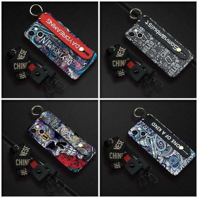 Anti-knock protective Phone Case For iphone13 Mini Anti-dust Dirt-resistant Shockproof cartoon Wristband Back Cover TPU