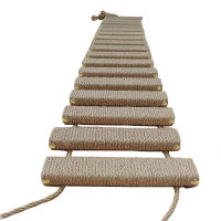 ขนาดต่างๆ Cat Bridge ใช้สำหรับ Cat Cage Sisal เชือกบันไดแมวสัตว์เลี้ยงเฟอร์นิเจอร์ Cat Step Scratcher โพสต์ลูกแมวของเล่น Cat Tree Tower