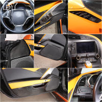 ภายในรถ Soft คาร์บอนไฟเบอร์ Air Outlet ป้องกันสติกเกอร์สำหรับ Chevrolet Corvette C7 2014-2019อุปกรณ์จัดแต่งทรงผม