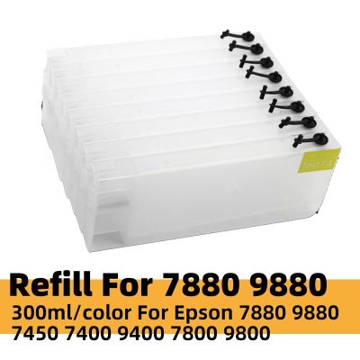 T6041-T6049 Compatible For Epson filled ink cartridge 7800C 7880 9880 9800C ink cartridge large format plotter Printer Ink Cartridges