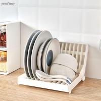 YEUFUNY White Foldable Dish Drying Rack Drying Foldable Foldable Dish Rack Dish Plate Tool Plastic Kitchen