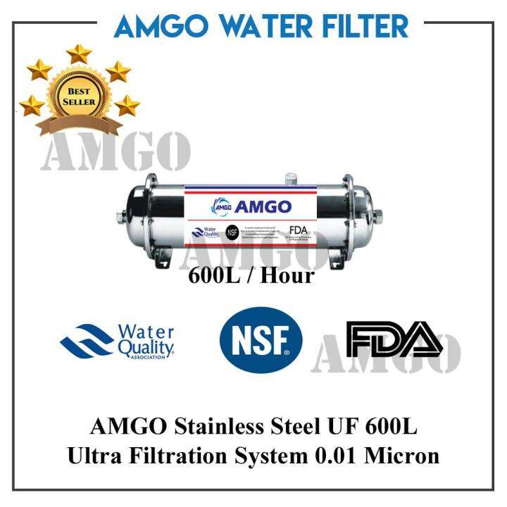 AMGO UF 600L Ultra Filtration UF Membrane Filter Water Purifier Outdoor