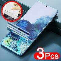 [Electronic film] ฟิล์มไฮโดรเจล3ชิ้นสำหรับ Samsung Galaxy S20 S21 S10 S8 S9 Plus Ultre Lite FE ไม่ใช่แก้ว