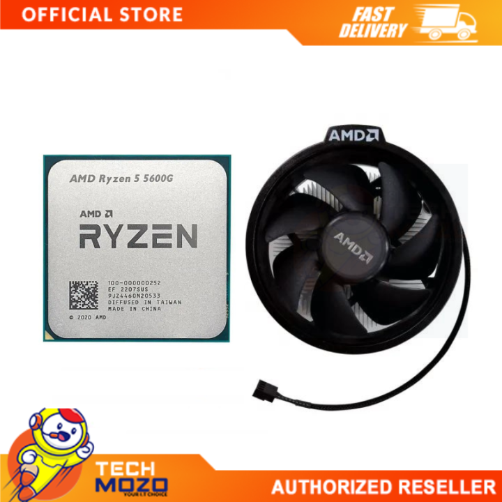 AMD RYZEN 5 5600G OEM/3.9GHZ/6CORE/12THD/16MB/AM4/TRAY TYPE WITH Wraith ...