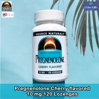 เพรกนิโนโลน Pregnenolone, Cherry flavored 10 mg 120 Lozenges - Source Naturals  เม็ดอม รสเชอร์รี่