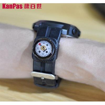 KANPAS รุ่นอัพเกรดของนาฬิกาเข็มทิศขนาดเล็กนาฬิกานิ้วเข็มทิศแบบพกพาดำน้ำกันน้ำกลางแจ้งจีนคืน
