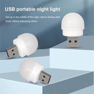 ร้อนปลั๊ก USB โคมไฟคอมพิวเตอร์มือถือพลังงานชาร์จ USB หนังสือขนาดเล็กโคมไฟ LED ป้องกันดวงตาไฟอ่านหนังสือขนาดเล็กรอบแสงกลางคืน