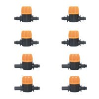 20-150pc 4/7mm Hose Barb Mini Valve Garden Tap 1/4 "ถึง 6mm Mist Nozzle Connector หยดชลประทานอุปกรณ์ท่อวาล์วน้ำ-Ludeiur