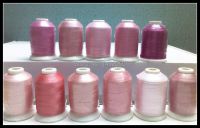 11หลอดสีชมพูเส้นด้ายเครื่องจักรเย็บปักจัดส่งฟรี