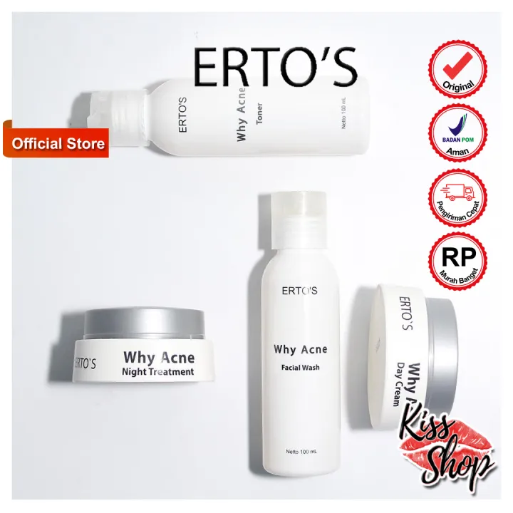 Paket Ertos Why Acne Items Original Dan Bpom Lazada Indonesia