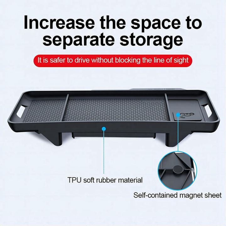 center-console-dash-storage-tray-for-model-3-2021-2022-model-y-2019-2022-dashboard-organizer-tissue-holder