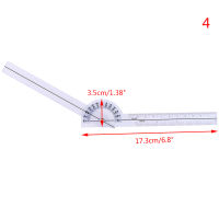 Mazhaha เครื่องวัดกระดูกสันหลังทางการแพทย์1ชิ้นเครื่องวัดมุม Goniometer นิ้ว12 8 6นิ้วไม้บรรทัด