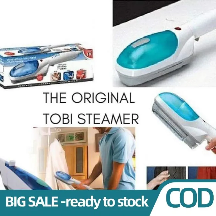 ☀ORIGINAL TOBI TRAVEL STEAM IRON MULTI FUNCTION PORTABLE CLOTHES
