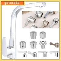 GOTORADE 1Pcs สากล แกน Handwheel มือจับสวิตช์ Faucet ที่จับอ่างล้างหน้า Faucet Handle วาล์วสามเหลี่ยม รางน้ำขนาดเล็ก