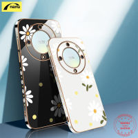 [NANU] เคสสำหรับหัวเหว่ย Honor X9ฝาครอบคู่ลายดอกไม้น่ารัก