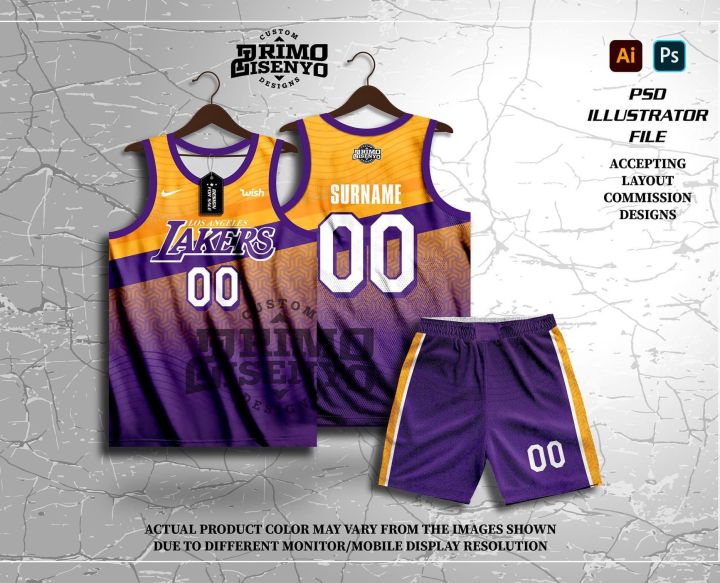 NEW LAKERS 62 EDITION CUSTOMIZE OF NAME & NUMBER FOR FREE Full ...