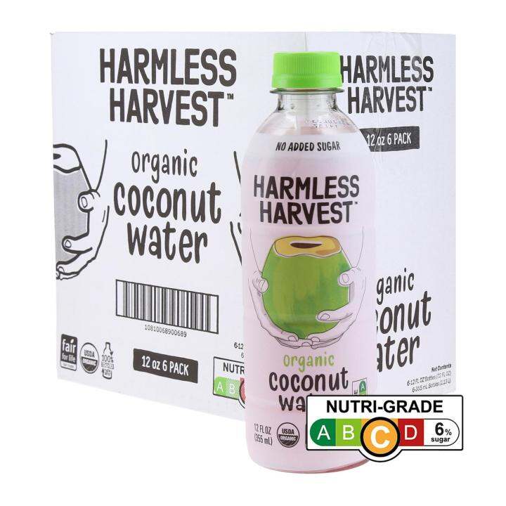 Harmless Harvest Coconut Water 6 X 355ML Lazada Singapore