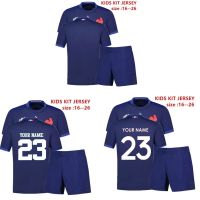 2023 Newest 2023 FRANCE WOMENS YOUTH KIDS KIT RUGBY JERSEYS SHORTS Size :16-18-20-22-24-26