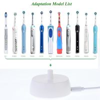 [COD]For un Oral B Toothbrush Replacement r Power Supply Inductive Charging Holder Model 3757 USB Cable White